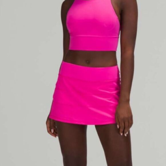 Lululemon Pace Rival Skort Skirt Sonic Pink 6 - Picture 9 of 10